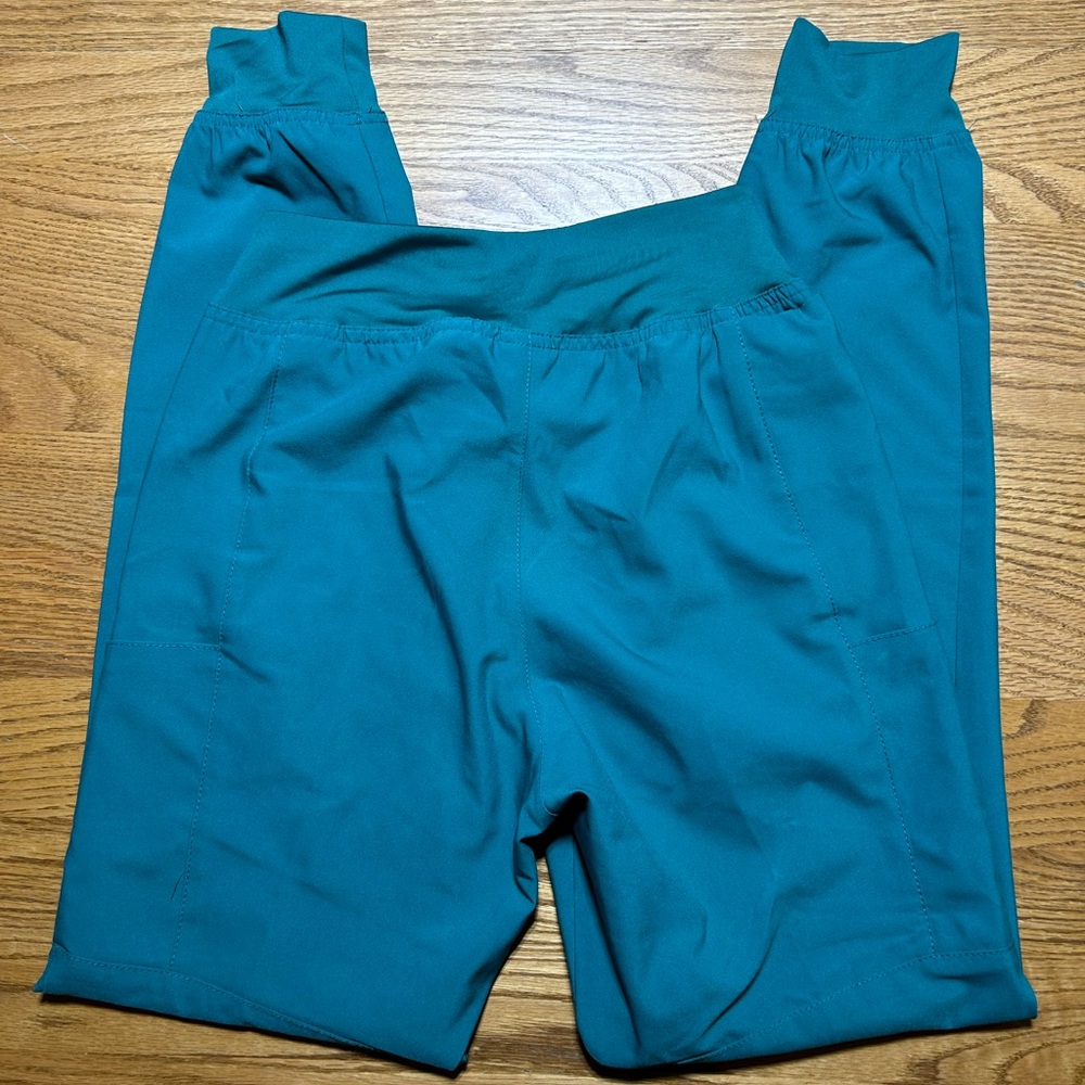 Women’s WonderWink Hunter Green Scrubpant Joggers Size XST - Picture 3 of 3